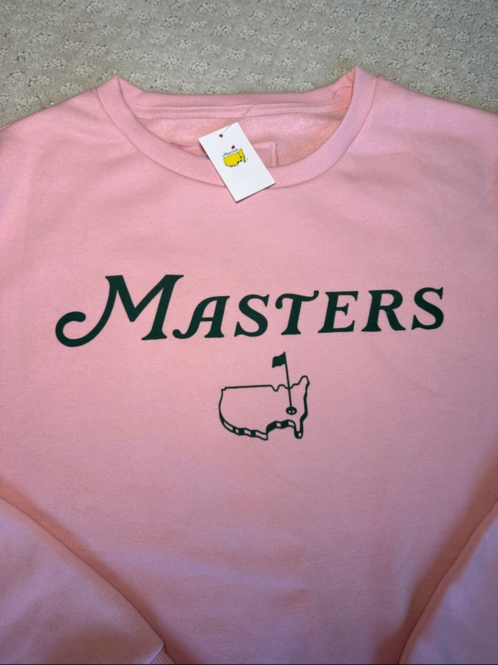 2026⛳️ Pink Masters Logo National Golf Tournament Sweatshirt Large NWT